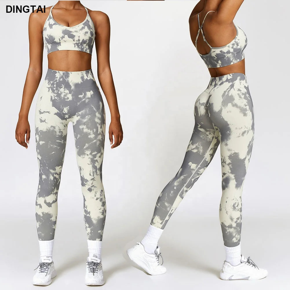 Sport Bra Activewear High Waist Leggings Set