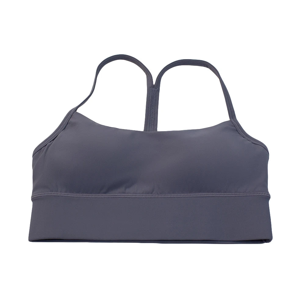 Breathable Y-Shape Sports Bra With Chest Pads