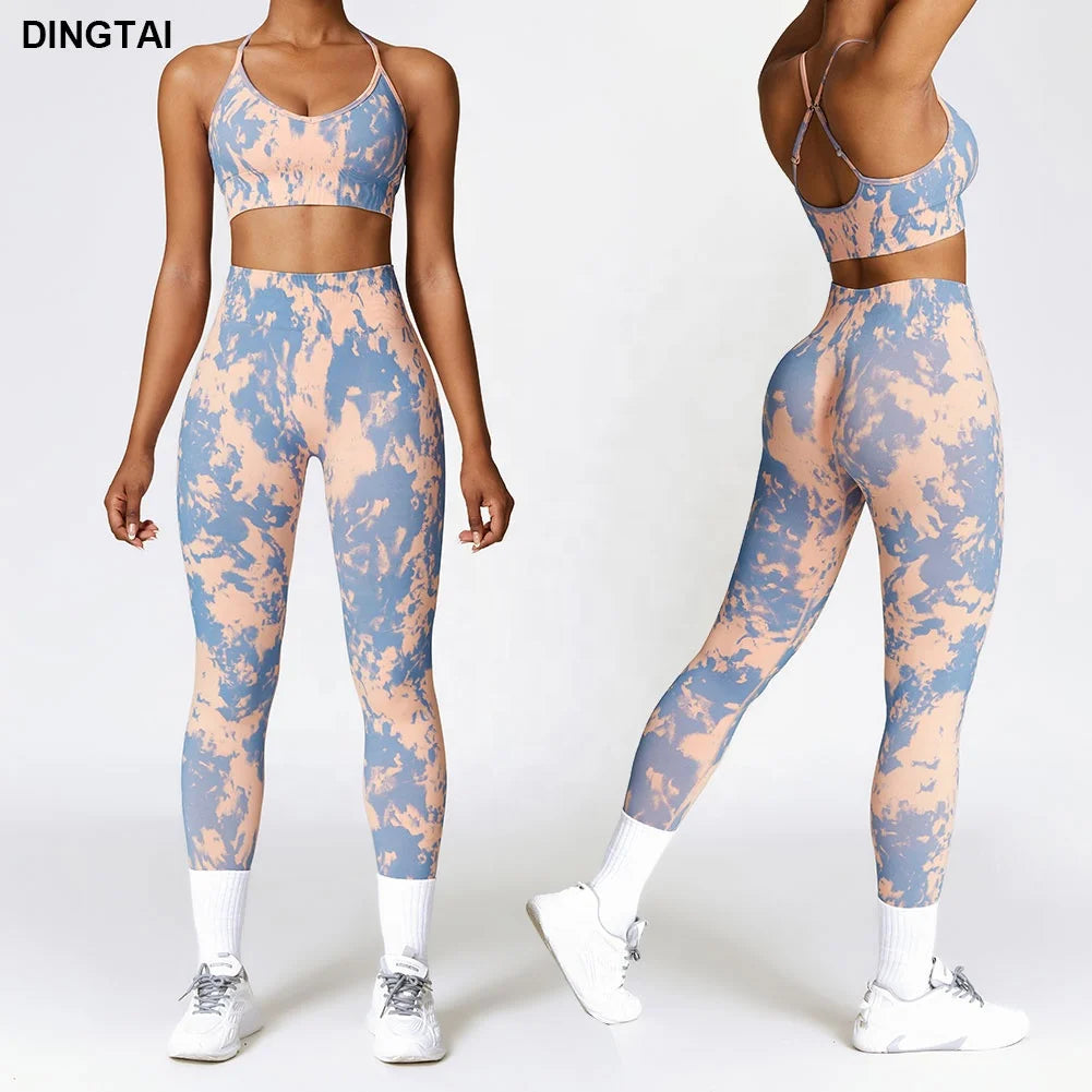 Sport Bra Activewear High Waist Leggings Set