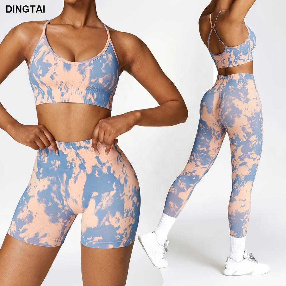 Sport Bra Activewear High Waist Leggings Set