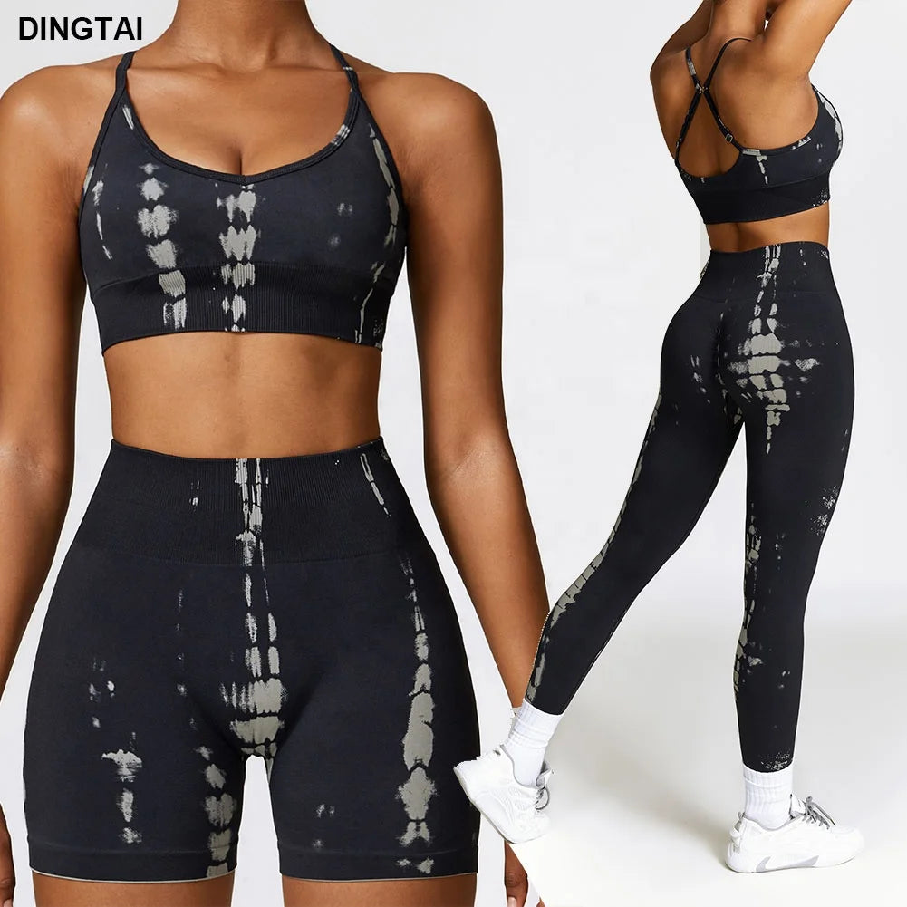 Sport Bra Activewear High Waist Leggings Set